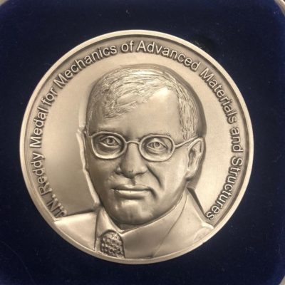 JN Reddy Medal A picture of the JN Reddy Medal
