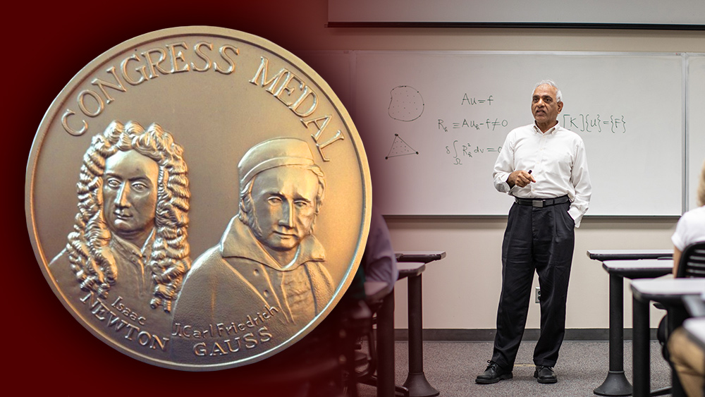 Dr. J.N. Reddy has served as a prominent computational and applied mechanics community member for several decades. Image: Texas A&M Engineering